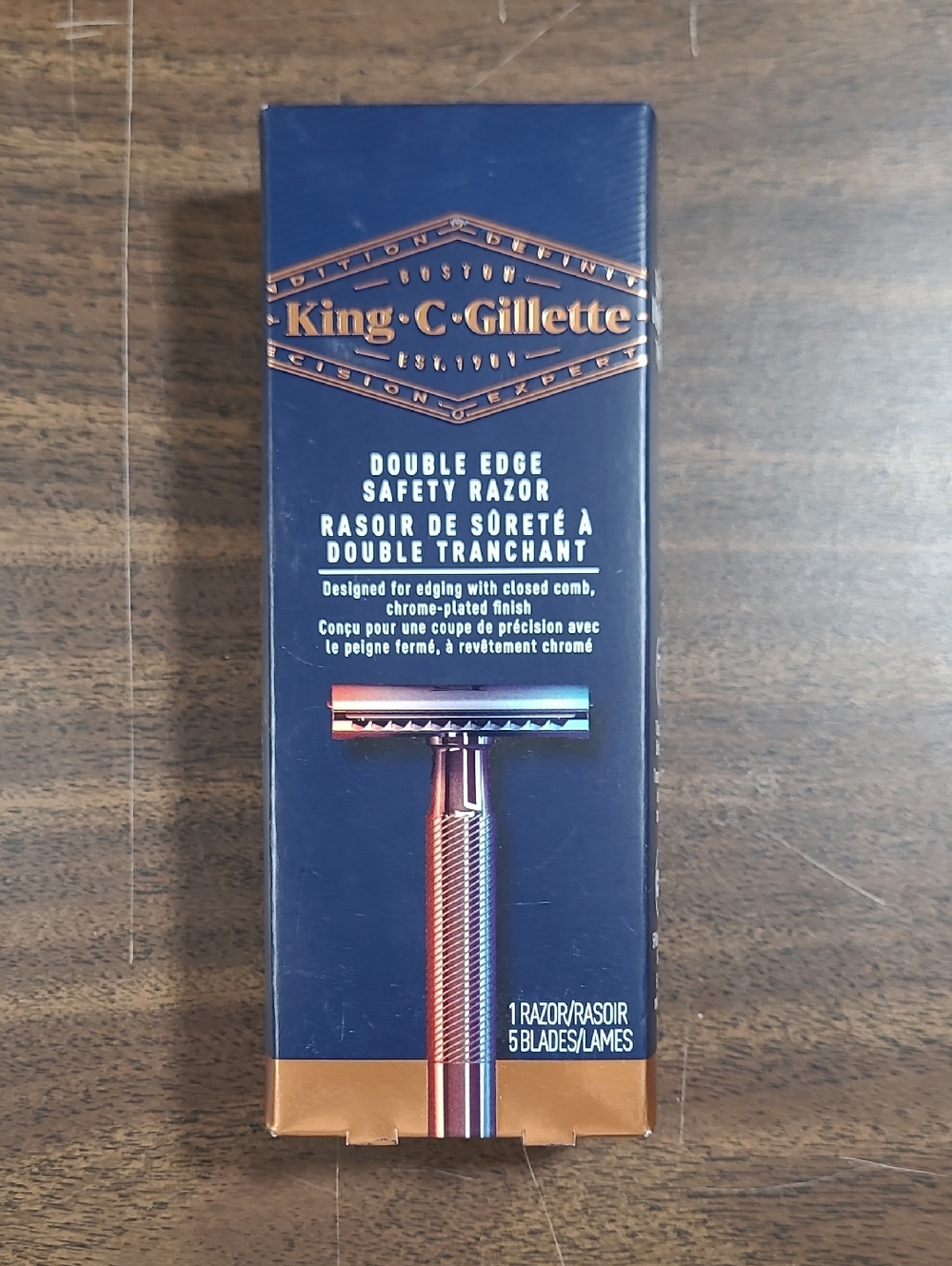King C Gillette Double Edge Safety Razor
